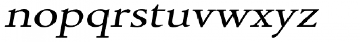 Norlik Oblique Expanded Font LOWERCASE