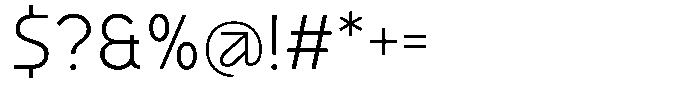 Norm Light Font OTHER CHARS
