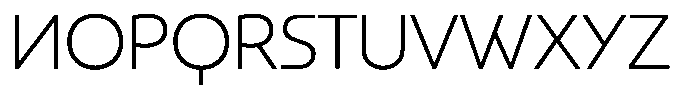 Norm Light Font UPPERCASE