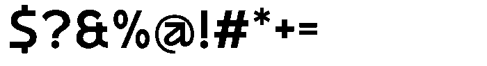 Norm Regular Font OTHER CHARS