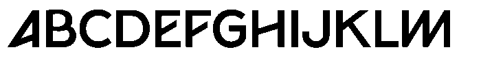 Norm Regular Font UPPERCASE