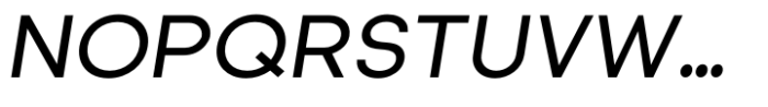 Normal Italic Font UPPERCASE