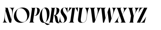 Norman Italic Bold Font UPPERCASE