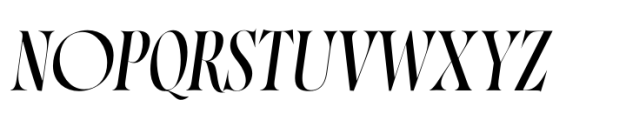 Norman Medium Italic Font UPPERCASE