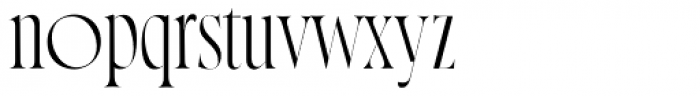 Norman Regular Font LOWERCASE