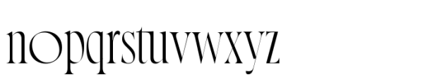Norman Variable Regular Font LOWERCASE