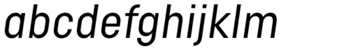 Normatica Regular Italic Font LOWERCASE
