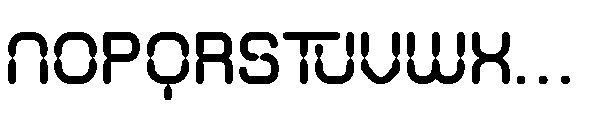 Normens Regular Font LOWERCASE