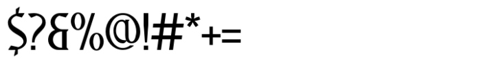 Normerif Font OTHER CHARS
