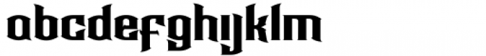 Norseman Regular Font LOWERCASE