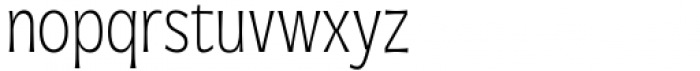 Norsy Condensed Thin Font LOWERCASE