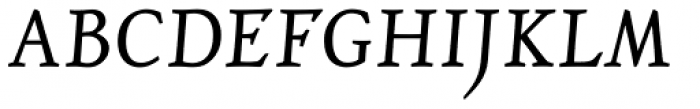 Norte Italic Font UPPERCASE