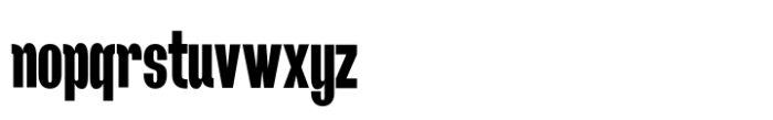 North Bay Grotesk Bold Font LOWERCASE