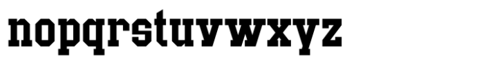 North College Regular Font LOWERCASE