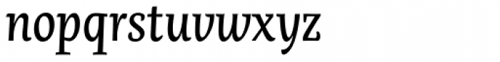 North Italic Font LOWERCASE