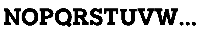 North Rock Black Font UPPERCASE