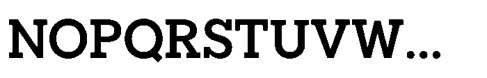 North Rock Bold Font UPPERCASE