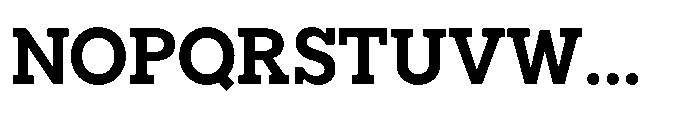 North Rock Extra Bold Font UPPERCASE