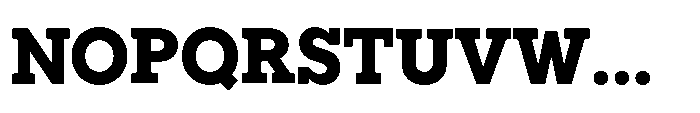 North Rock Extra Font UPPERCASE