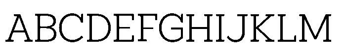 North Rock Light Font UPPERCASE
