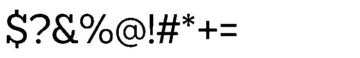 North Rock Medium Font OTHER CHARS