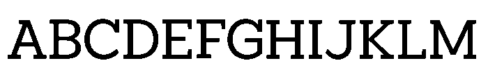 North Rock Medium Font UPPERCASE