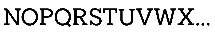 North Rock Medium Font UPPERCASE