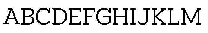 North Rock Regular Font UPPERCASE