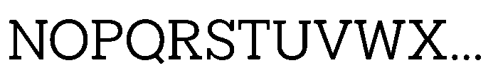 North Rock Regular Font UPPERCASE