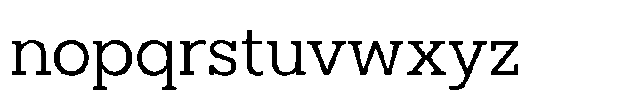 North Rock Regular Font LOWERCASE