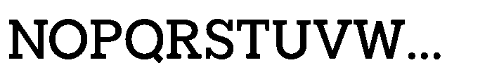 North Rock Semi Bold Font UPPERCASE