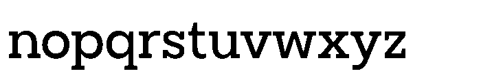 North Rock Semi Bold Font LOWERCASE