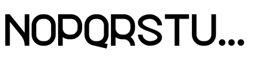Northe Regular Font UPPERCASE
