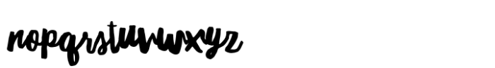 Northern Soul Script Font LOWERCASE