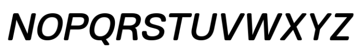 Northpole Medium Italic Font UPPERCASE