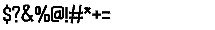 Northus Medium Font OTHER CHARS