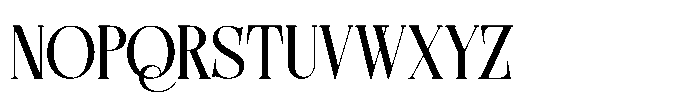 Northvale Font LOWERCASE