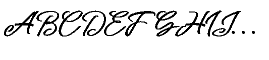 Northwick Cursive Italic Font UPPERCASE
