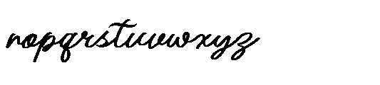Northwick Cursive Italic Font LOWERCASE