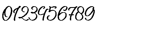 Northwick Cursive Regular Font OTHER CHARS