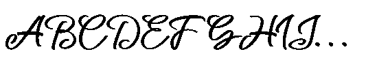 Northwick Cursive Regular Font UPPERCASE