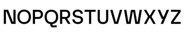 Nortica Typeface Medium Font UPPERCASE