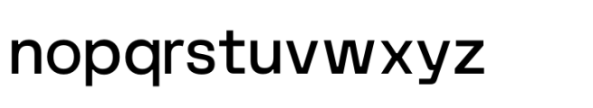 Nortica Typeface Medium Font LOWERCASE