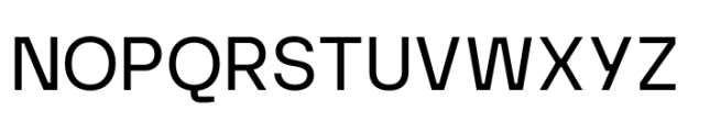 Nortica Typeface Regular Font UPPERCASE