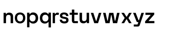 Nortica Typeface Semi Bold Font LOWERCASE
