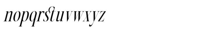 Nortine Italic Font LOWERCASE