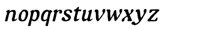 Nortlight Italic Font LOWERCASE
