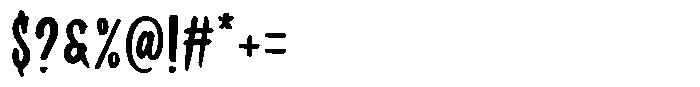 Nortline Scratch Font OTHER CHARS