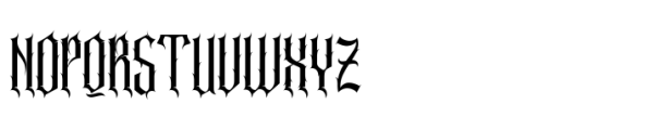 Nortnoh Font UPPERCASE