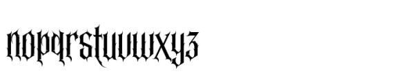 Nortnoh Font LOWERCASE